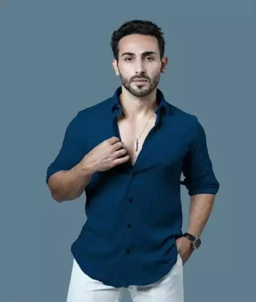 cotton shirt for men,formal shirts for men,solid shirt for men